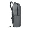 15" PU RPET laptop backpack grey