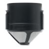 Double wall mug coffee filter black