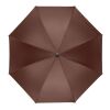 27" auto umbrella wood handle brown