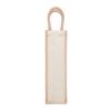 Jute wine bag for one bottle beige | No Branding | not available | not available | not available
