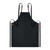 Organic cotton apron 340 gr/m² with 2 front pockets black | No Branding | not available | not available | not available