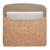 Cork laptop bag magnetic flap beige | No Branding | not available | not available | not available
