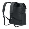 RPET laptop backpack with magnetic button black | No Branding | not available | not available | not available