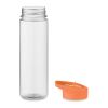 Sports RPET bottle with flip lid 650ml orange | No Branding | not available | not available | not available