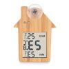 House-shaped bamboo weather station wood | No Branding | not available | not available | not available