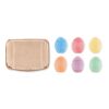 6 chalk eggs in box beige | No Branding | not available | not available | not available