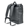Roll top 600D RPET backpack black | No Branding | not available | not available | not available