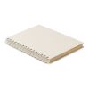 A5 grass spiral notebook beige | No Branding | not available | not available | not available