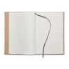 A5 recycled page notebook with ribbon page-marker black | No Branding | not available | not available
