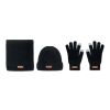 Set of 3 RPET winter pieces black | No Branding | not available | not available
