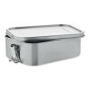 Stainless steel lunch box matt silver | No Branding | not available | not available | not available