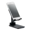 Foldable phone stand in ABS black | No Branding | not available | not available | not available