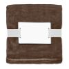 RPET fleece blanket 280 gr/m² Chocolate | No Branding | not available | not available | not available