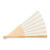 Manual hand fan in bamboo beige | No Branding | not available | not available
