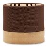 Bamboo RPET wireless speaker Chocolate | No Branding | not available | not available | not available