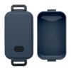 Recycled PP Lunch box 800 ml navy blue | No Branding | not available | not available | not available