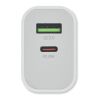 18W 2 port USB charger EU plug white | No Branding | not available | not available | not available