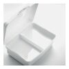 Lunch box in recycled PP 800ml white | No Branding | not available | not available | not available