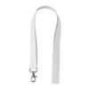 Seed paper lanyard with hook white | No Branding | not available | not available | not available
