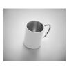 Metal mug and carabiner handle 300 ml white | No Branding | not available | not available | not available
