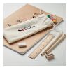 Kids drawing set in drawstring beige | No Branding | not available | not available | not available