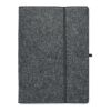 A4 conference folder in RPET grey | No Branding | not available | not available | not available