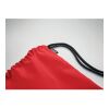 Large drawstring bag 300D RPET red | No Branding | not available | not available | not available