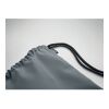 Large drawstring bag 300D RPET grey | No Branding | not available | not available | not available