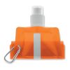 Foldable water bottle transparent/orange | No Branding | not available | not available