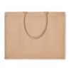 Jute shopping bag with short handles beige | No Branding | not available | not available | not available