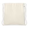 Organic cotton drawstring backpack beige | No Branding | not available | not available | not available