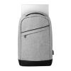 2 tone backpack incl USB plug grey | No Branding | not available | not available | not available