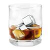 Set of 4 SS ice cubes in pouch black | No Branding | not available | not available | not available