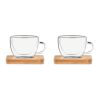 Set of 2 double wall espresso transparent | No Branding | not available | not available | not available