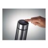 Bottle with touch thermometer matt silver | No Branding | not available | not available | not available
