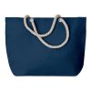 Beach bag with cord handle blue | No Branding | not available | not available | not available