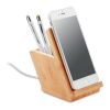Wireless charger penholder 5W wood | No Branding | not available | not available