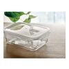 Glass lunchbox & PP lid 900ml transparent | No Branding | not available | not available | not available