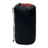 RPET fleece travel blanket in pouch red