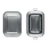 Stainless steel lunchbox 750ml matt silver | No Branding | not available | not available | not available