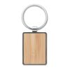 Rectangular key ring bamboo wood | No Branding | not available | not available | not available