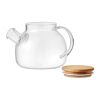 Teapot borosilicate glass 850ml transparent | No Branding | not available | not available | not available