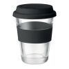 Glass tumbler 350 ml black | No Branding | not available | not available