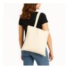 Shoppybag long handles cotton bag beige | Without Branding