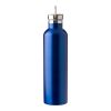 Stainless steel double walled bottle Damien blue | No Branding | not available | not available