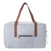 RPET felt travel bag Natalie light grey | No Branding | not available | not available