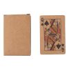 Recycled carton card decks Arwen brown | No Branding | not available | not available