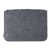 RPET felt laptop pouch Emilia dark grey | No Branding | not available | not available