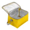 Polyester (420D) cooler bag Cleo yellow | No Branding | not available | not available