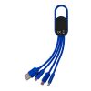4-in-1 Charging cable set Idris blue | No Branding | not available | not available
